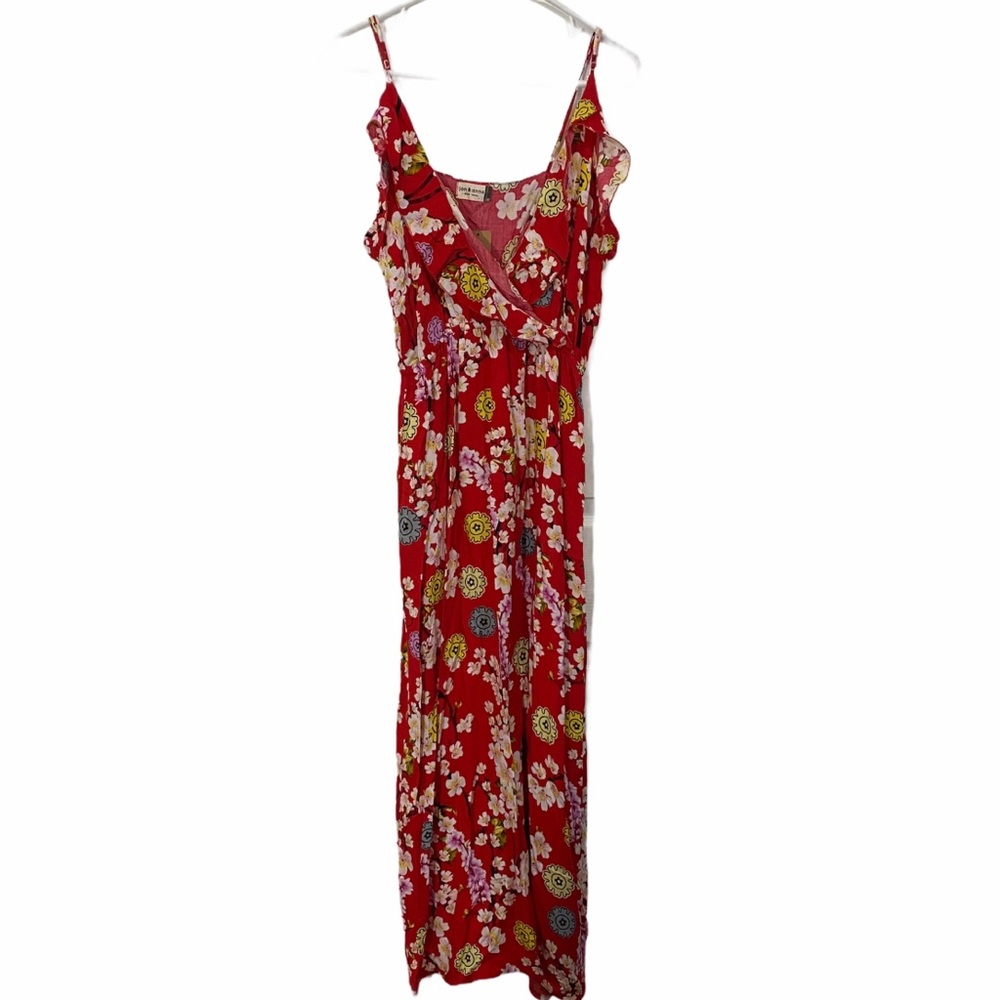 Jon & Anna Long Floral Sleeveless Dress M